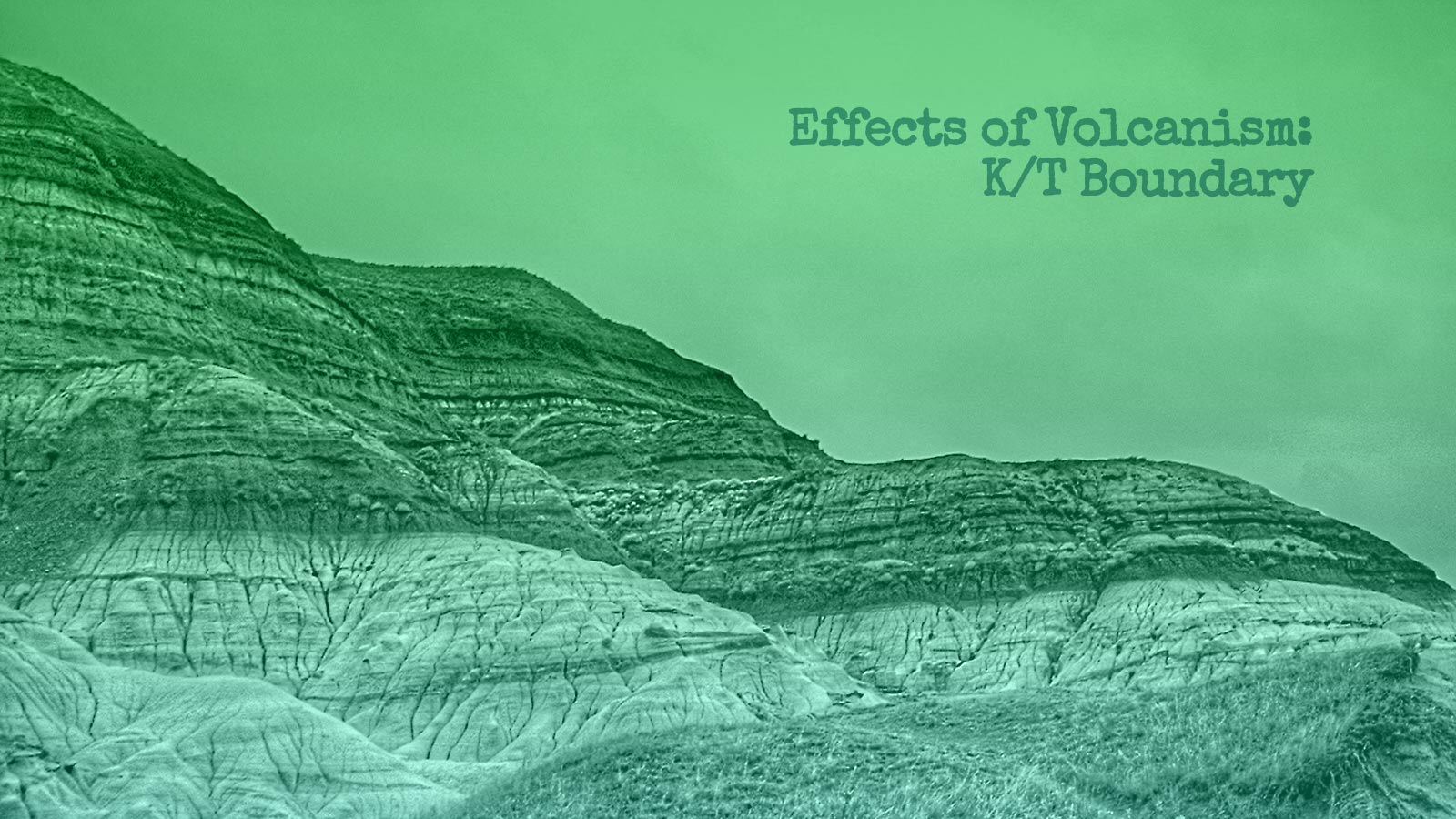 Effects of Volcanism: K/T Boundary